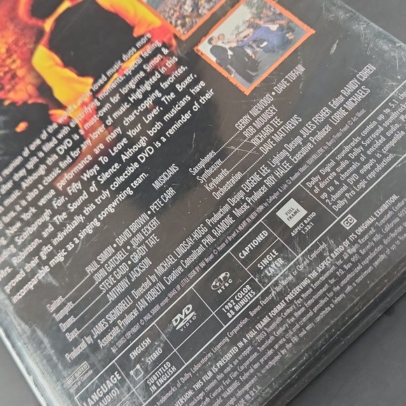 Simon and Garfunkel: The Concert in Central Park DVD Factory Sealed VTG 2003 - Picture 8 of 10